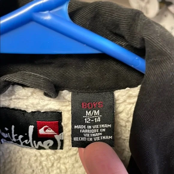 Quiksilver Black Jean Jacket for Kids - Picture 2 of 6